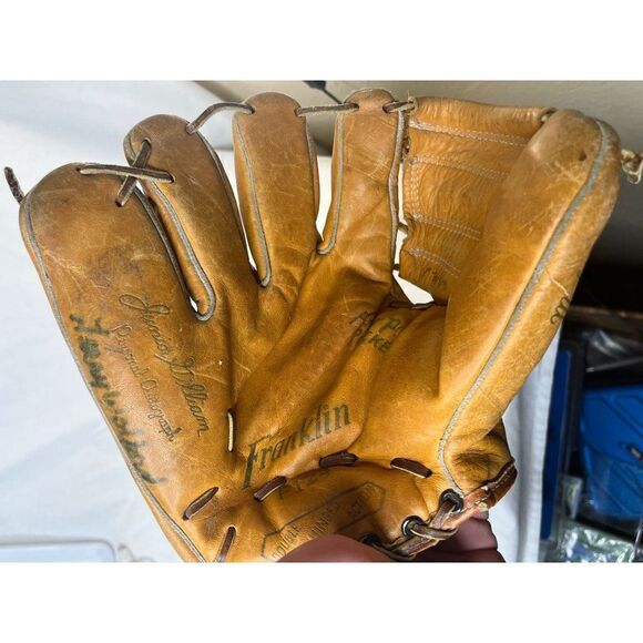 Franklin Junior Gilliam Person Autograph F125 Baseball Glove 9.15 LHT Very Rare! - Picture 5 of 8